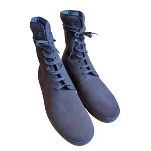Tod's NWOT Women's Dark Brown Suede Lace-Up Ankle Boots